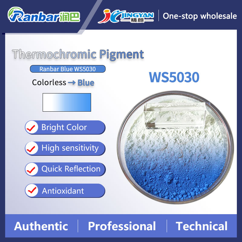 Influence of thermochromic pigment powder on the color variation