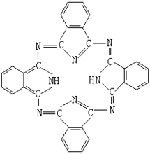 酞菁颜料分子结构图