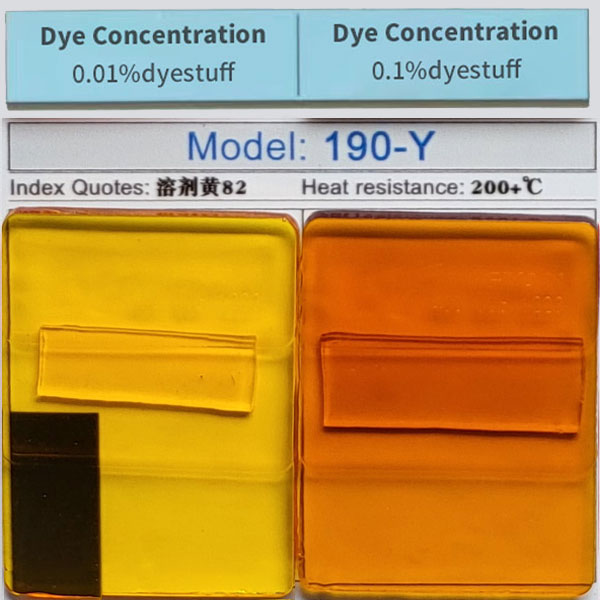 Ranbar Yellow D190Y Color Swatches